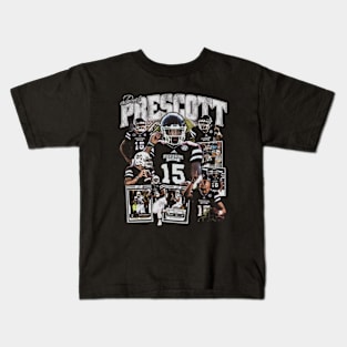 Dak Prescott College Vintage Bootleg Kids T-Shirt